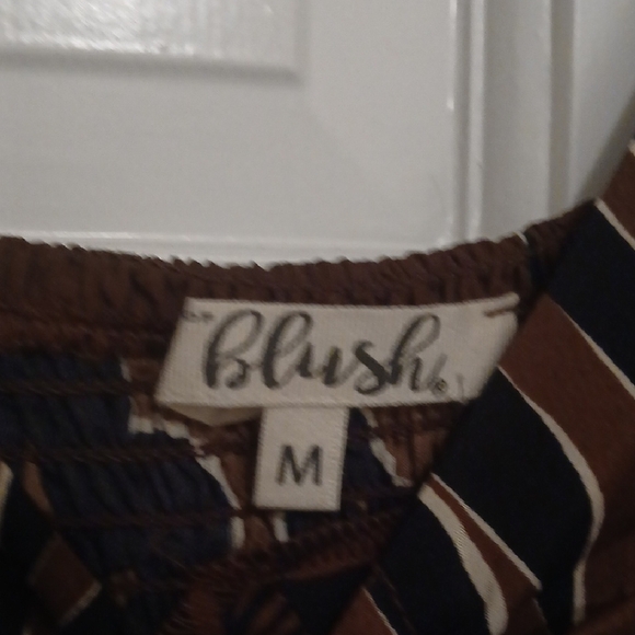 Blush Black and Brown Leaf Print Jumpsuit - Picture 2 of 6